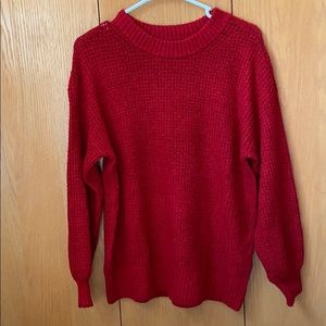 American eagle red sweater